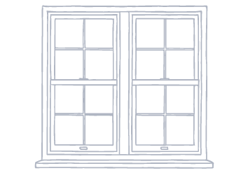 窓のイラスト