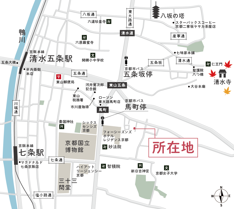 周辺エリアマップ