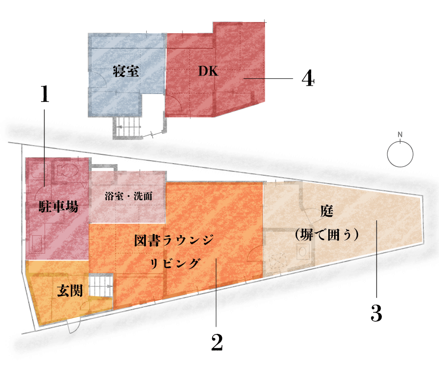 プランのゾーニング案