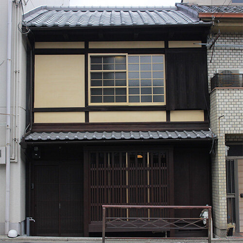 仁和寺街道の町家