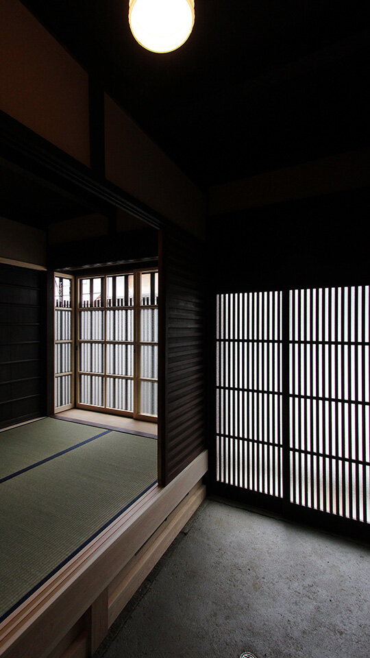 仁和寺街道の町家