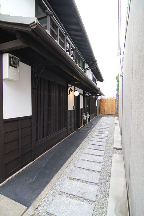 西大路一条の町並み