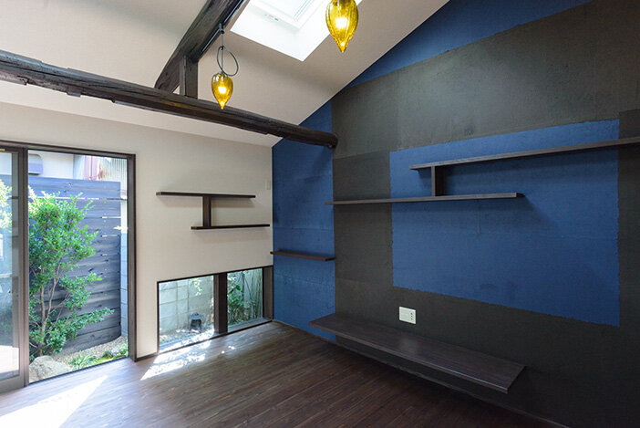 草屋根の家