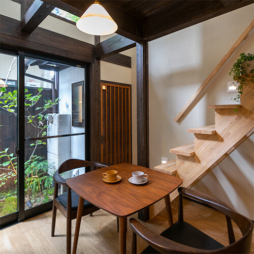 路地奥のリノベーション済京町家