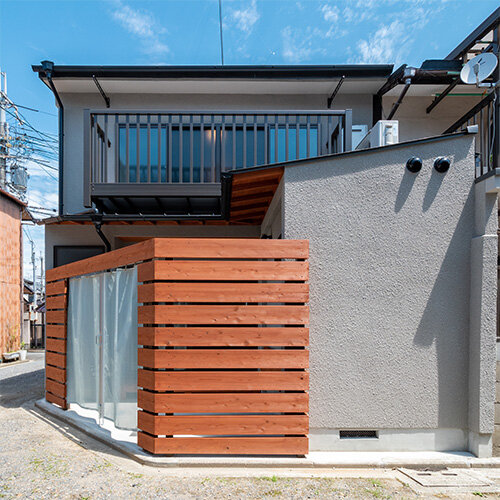 下鴨神社西側の家