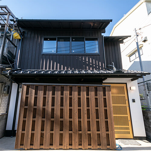 彩りガラスの京町家