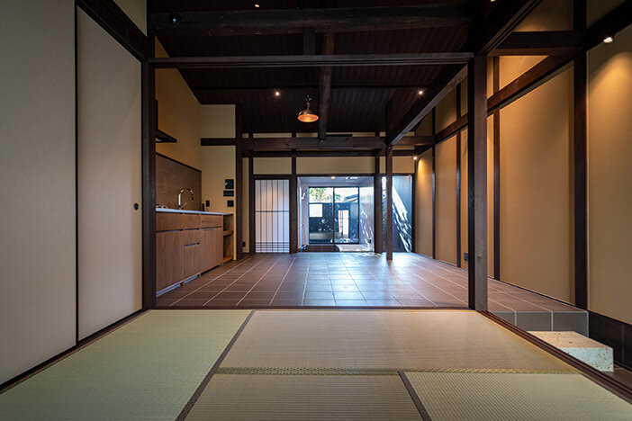 湯庭のある京町家