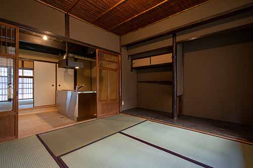 改装前の写真_三条白川の改装済京町家