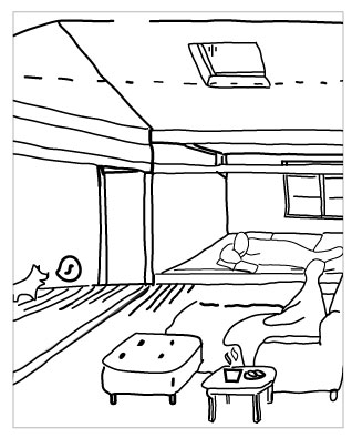 おさんぽウサギの家　イメージ図