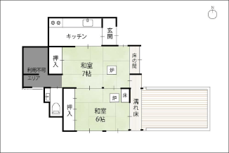 田舎席　 間取図