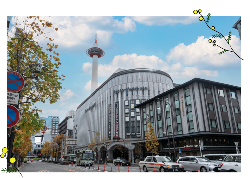 京都駅の電気屋さんへ